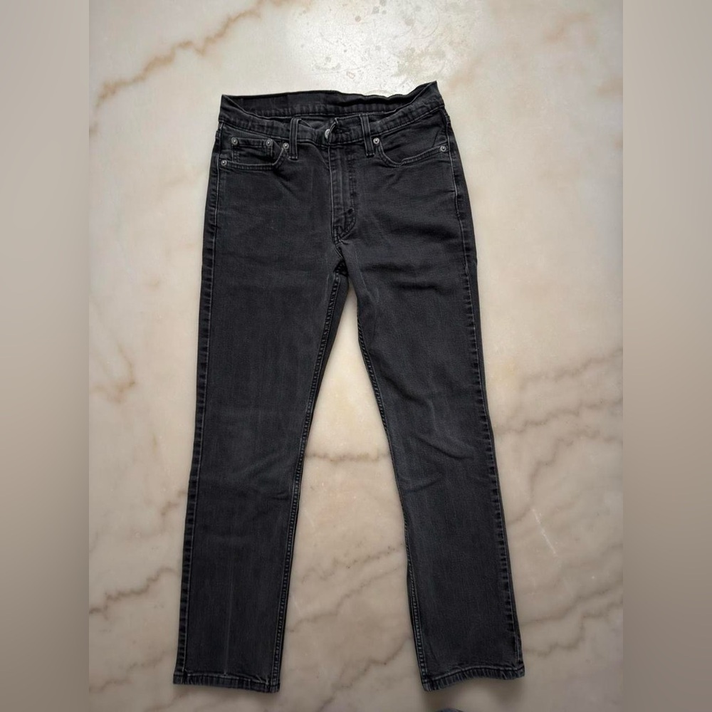 Levi's 511 Slim Fit Faded Black Stretch Jeans